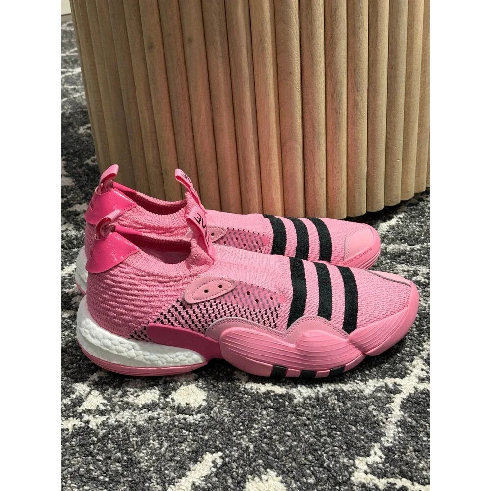 Adidas Trae Young 2.0 Pink Trap House Shoes Mens 13 UK 12.5 / EU 48 Like New